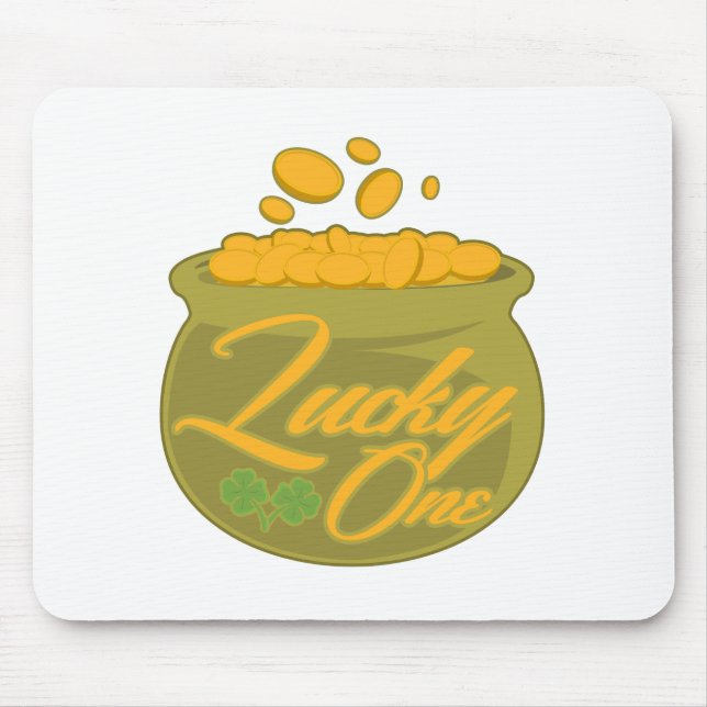 Lucky One Mouse Mat (Front)