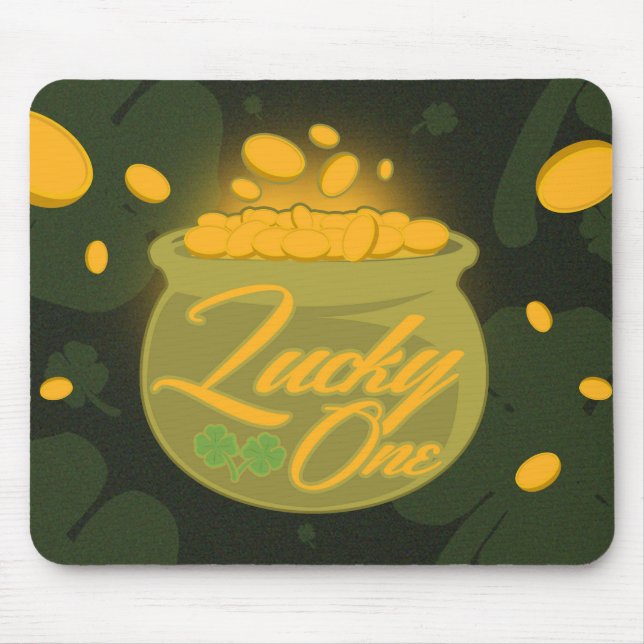 Lucky One Mouse Mat (Front)