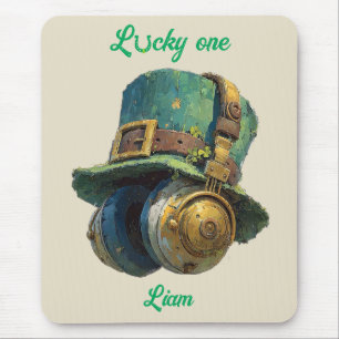 Lucky One St. Patrick’s Day Music Personalized Mouse Mat