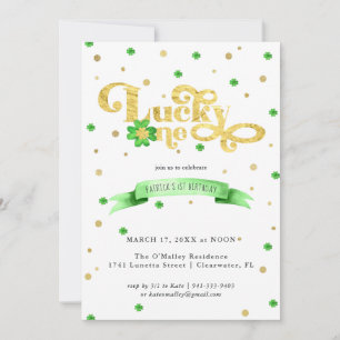 Lucky One St. Patrick's Day 1st Birthday