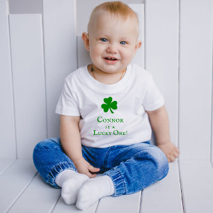 Lucky One! St. Patrick's Day 1st Birthday Baby T-Shirt