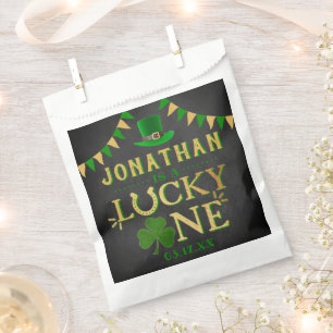 Lucky One St. Patrick's Day 1st Birthday Favour Bags