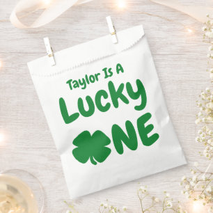 Lucky One St Patrick's Day 1st Birthday Favour Bags