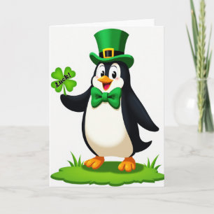 Lucky Penguin Fun Time Card