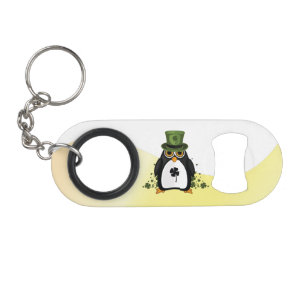 Lucky Penguin St. Patrick's Day Irish Clover Cute