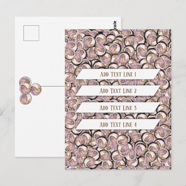 Lucky Pennies Postcard (Front/Back)