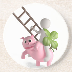 lucky pig coaster