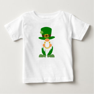 Lucky Plaid Gnome – St. Patrick’s Day Baby T-Shirt
