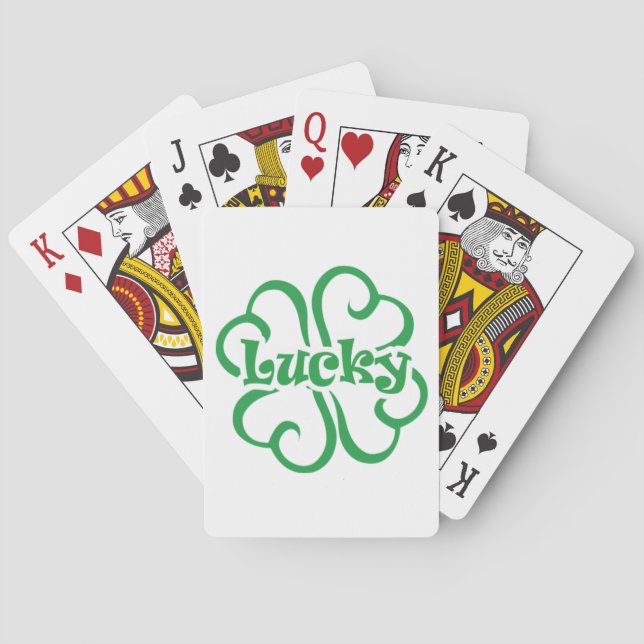 Lucky Playing Cards (Back)