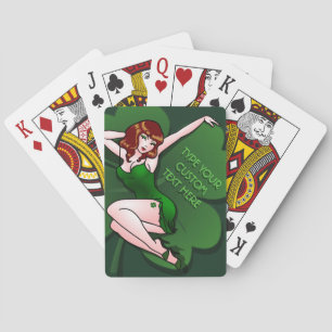 Lucky Playing Cards Lady Luck Personalised Cards