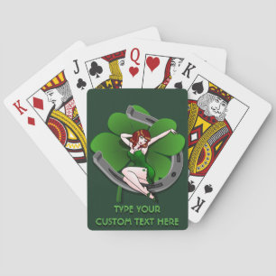 Lucky Playing Cards Lady Luck Personalised Cards
