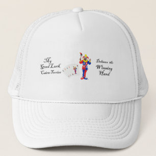 Lucky Poker Cairn Terrier Trucker Hat