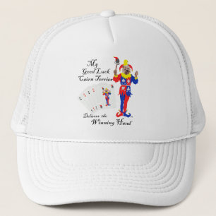 Lucky Poker Cairn Terrier Trucker Hat