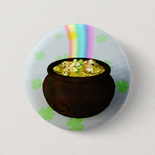 Lucky Pot of Gold Button