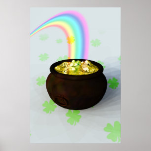 Lucky Pot of Gold Poster