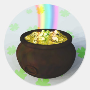 Lucky Pot of Gold Sticker