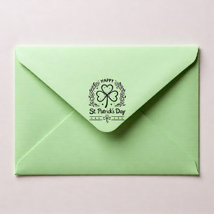 Lucky Press Rubber Stamp