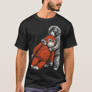 Lucky Punch Monkey Cute Graphic T-Shirt