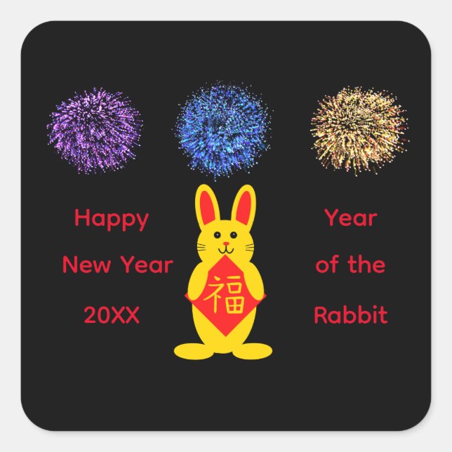 Lucky Rabbit #2 Stickers (Front)