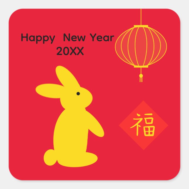 Lucky Rabbit #3 Stickers (Front)