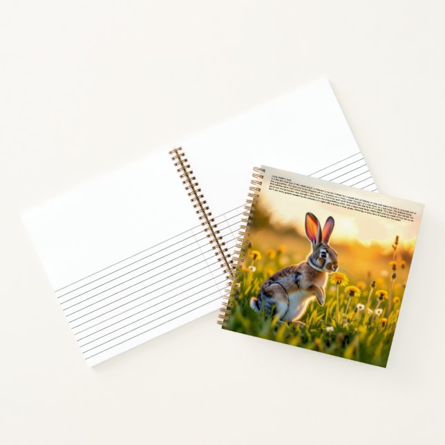 Lucky Rabbit Foot  Notebook (Inside)