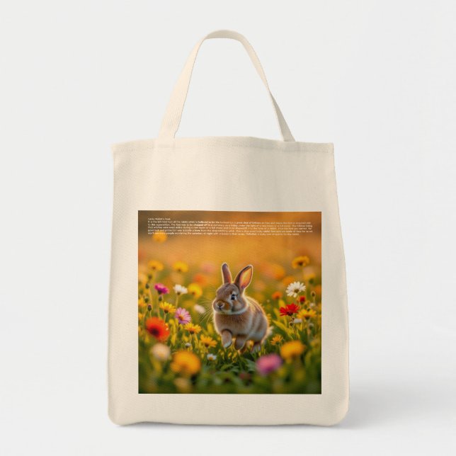 Lucky Rabbit Foot  Tote Bag (Front)