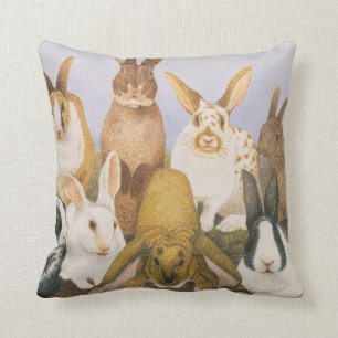 Lucky rabbits cushion