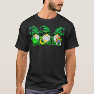 Lucky Rainbow Gnome Happy St Patrick's Day Kids Wo T-Shirt
