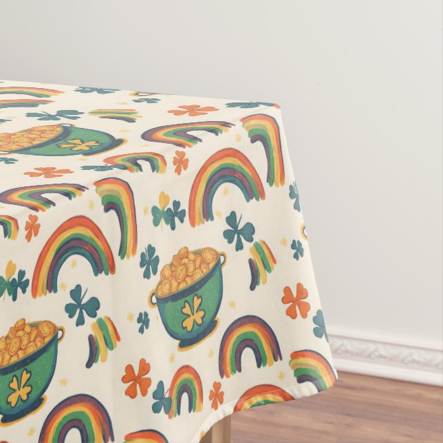 Lucky Rainbows Tablecloth (In Situ)