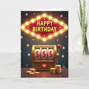 Lucky Reel Birthday Card