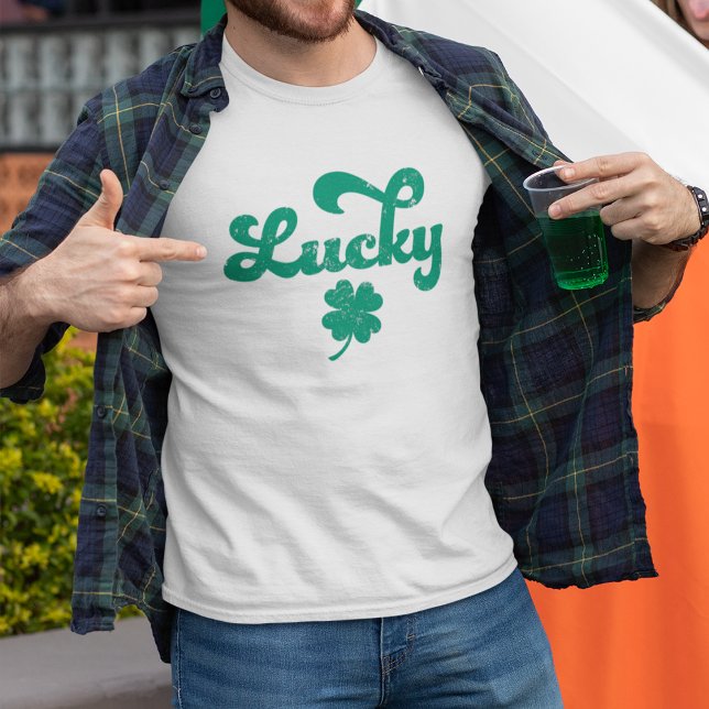 Lucky | Retro St Patrick's Day T-Shirt (Creator Uploaded)