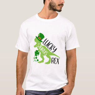 Lucky Saurus Rex – St. Patrick’s Day Dinosaur T-Shirt