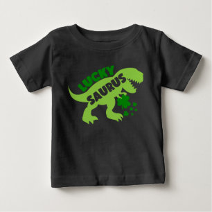 Lucky Saurus – St. Patrick’s Day Dino Baby T-Shirt
