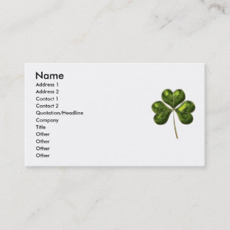 Lucky Shamrock 1 Business Card