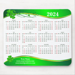Lucky Shamrock 2024. Mouse Pad