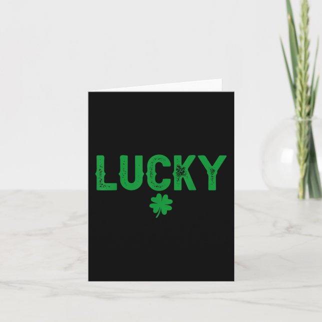 Lucky Shamrock And Lucky Er Shamrock _2  Card (Front)