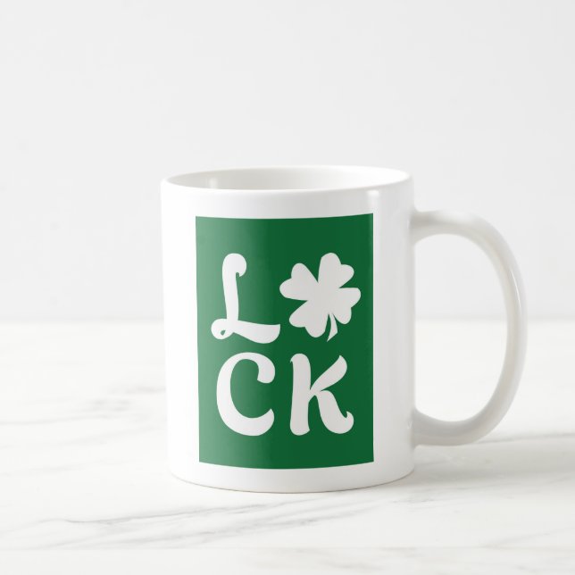 Lucky Shamrock Coffee Mug (Right)