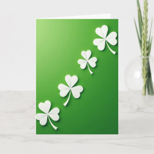 Lucky Shamrock Greeting Card