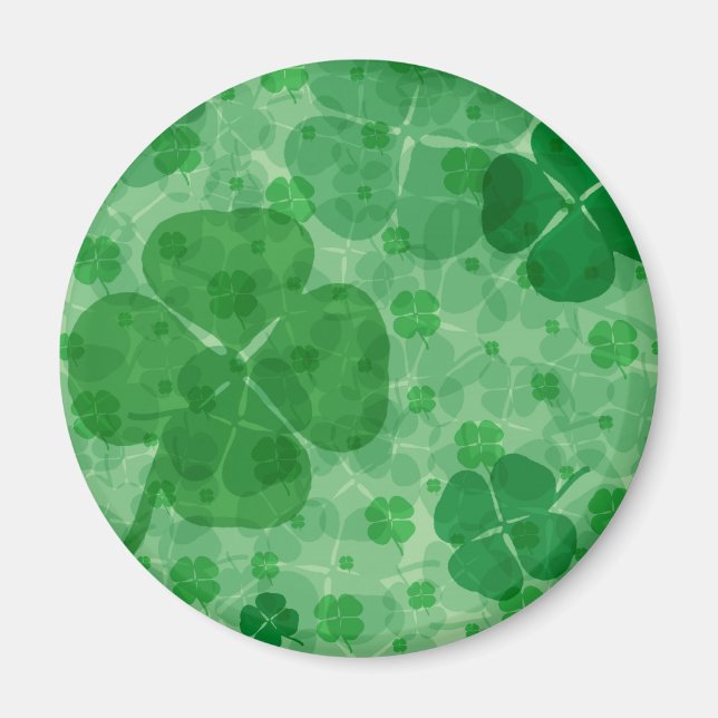 Lucky Shamrock Magnet (Front)