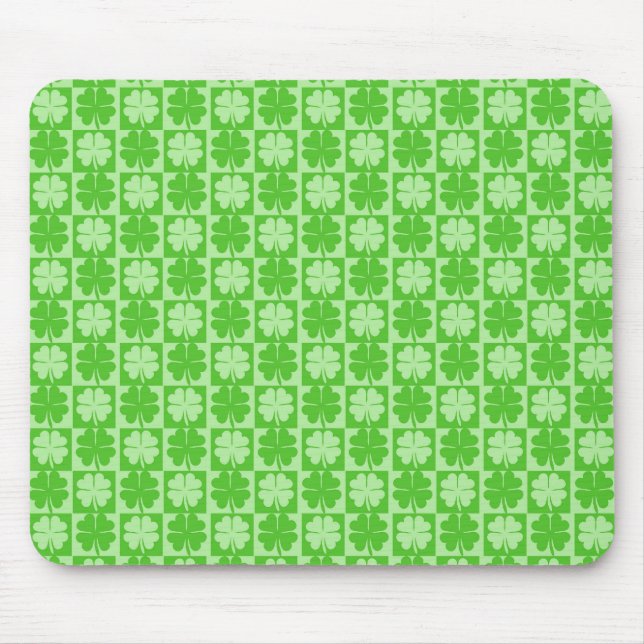 Lucky Shamrock Mouse Mat (Front)