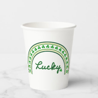 Lucky Shamrock Paper Cups