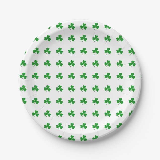 Lucky Shamrock Plate (Front)