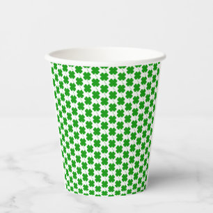 Lucky Shamrock Printed St.Patrick's  Coffee Mug Paper Cups