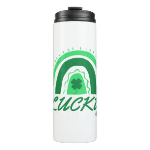 Lucky Shamrock Rainbow Thermal Tumbler