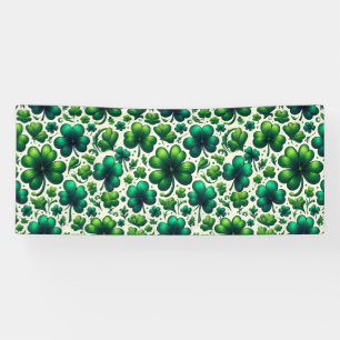 Lucky Shamrock St. Patrick’s Day Party Banner