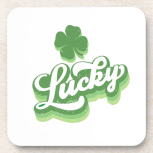 Lucky Shamrock St Patrick's Day Irish Coaster