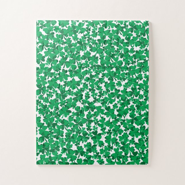 Lucky Shamrock - St Patrick's Day Jigsaw Puzzle (Vertical)