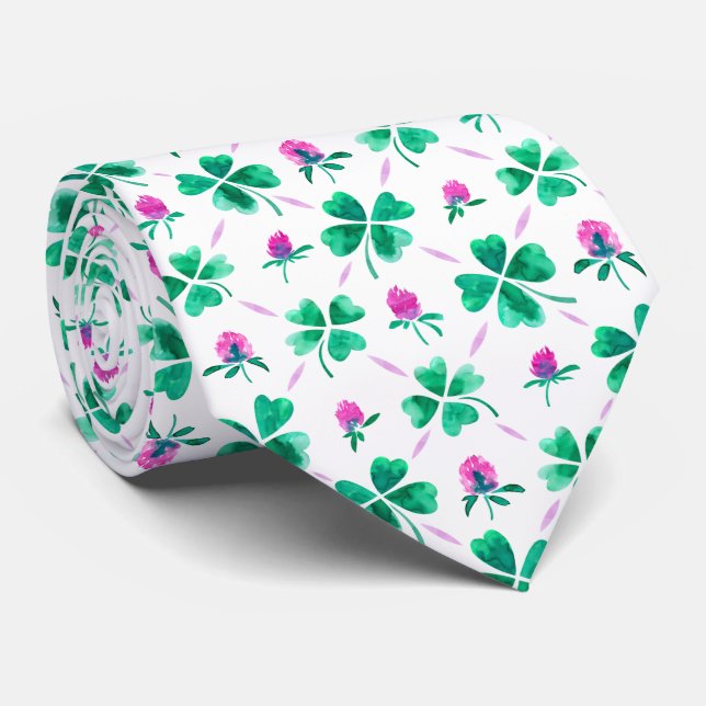Lucky shamrock tie (Rolled)