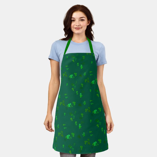 Lucky Shamrocks Apron (Worn)