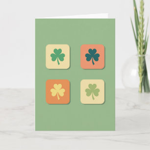 Lucky Shamrocks Art Card